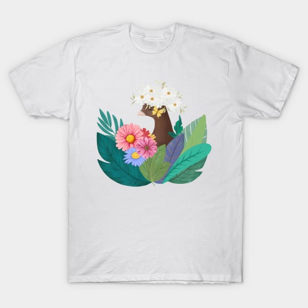 Blossoming Tranquility T-Shirt by FashionPulse